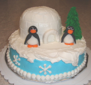 Wintery Cake